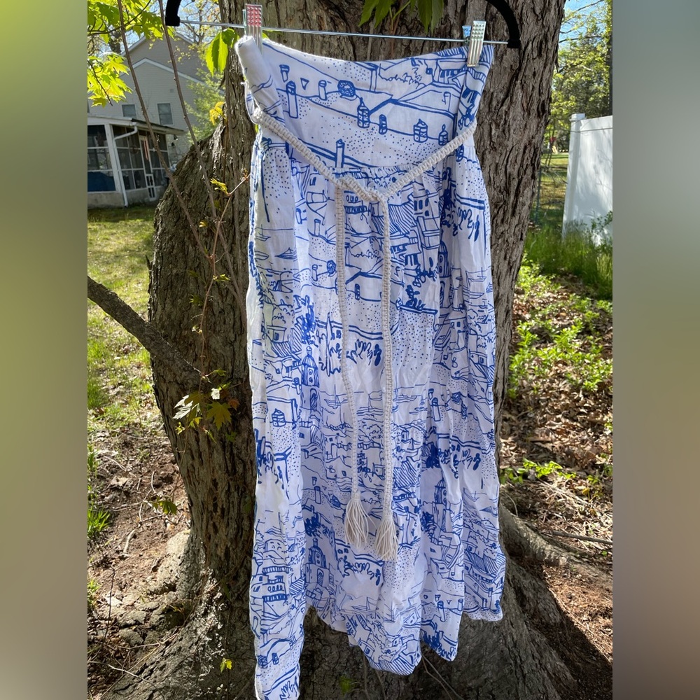 Calypso St. Barth linen Maxi Skirt